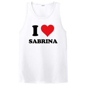 I Heart Sabrina First Name I Love Personalized Stuff PosiCharge Competitor Tank