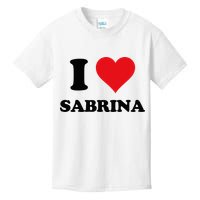 I Heart Sabrina First Name I Love Personalized Stuff Kids T-Shirt