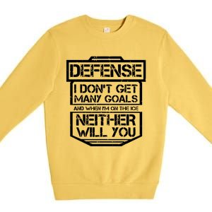 Ice Hockey Shirts Funny Sport Lover Tee Premium Crewneck Sweatshirt