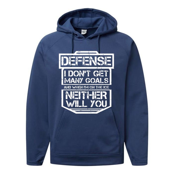 Ice Hockey Shirts Funny Sport Lover Tee Performance Fleece Hoodie