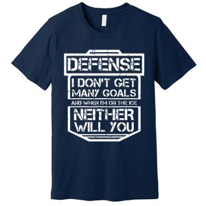 Ice Hockey Shirts Funny Sport Lover Tee Premium T-Shirt