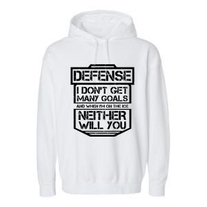 Ice Hockey Shirts Funny Sport Lover Tee Garment-Dyed Fleece Hoodie