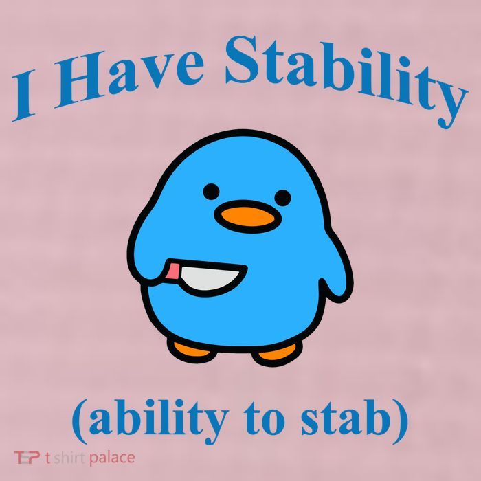 I Have Stability Ability To Stab 25L Jumbo Tote