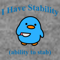 I Have Stability Ability To Stab 7-Panel Snapback Hat