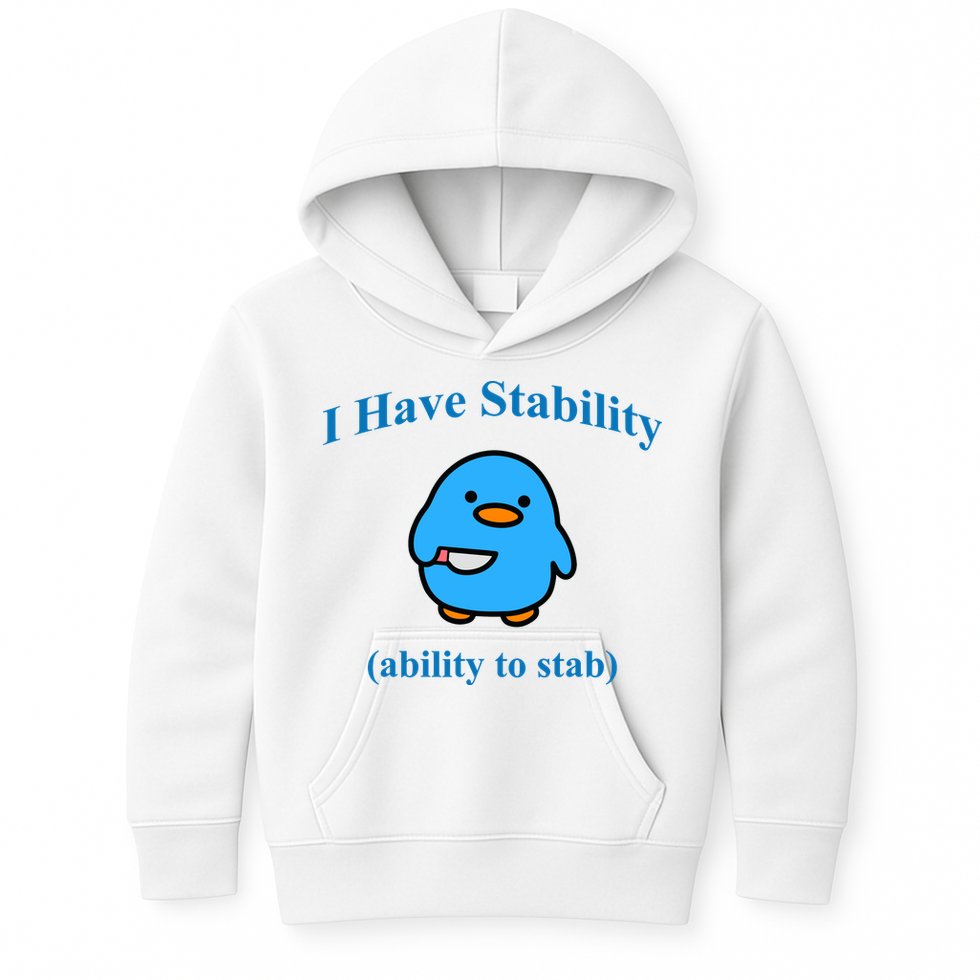 I Have Stability Ability To Stab Kids Hoodie
