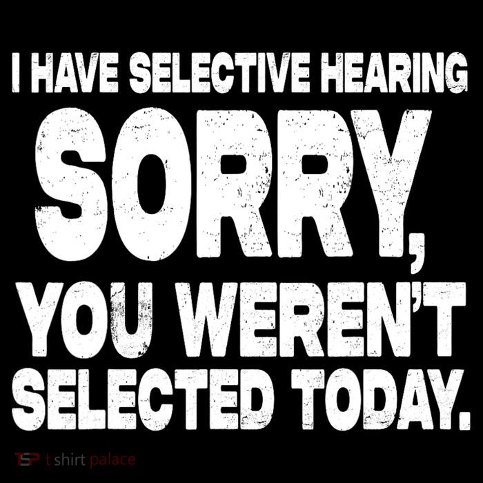 I Have Selective Hearing You Werent Selected Short Acrylic Beanie