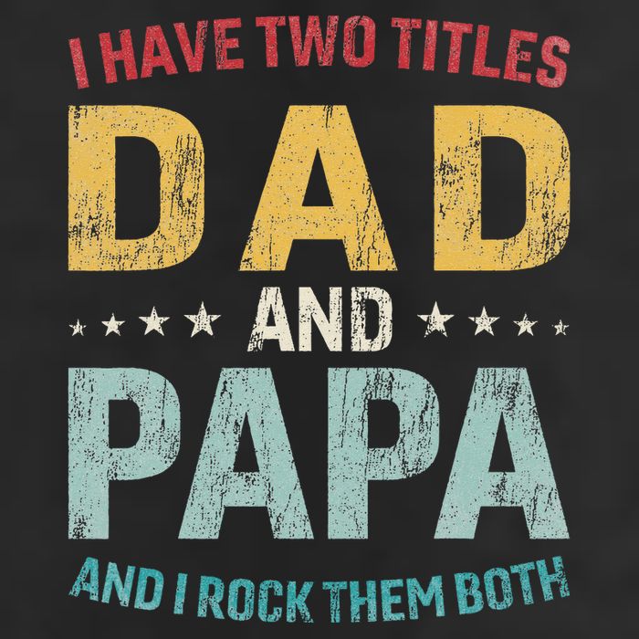 I Have Two Titles Dad And Papa Adult Drive Performance Visor