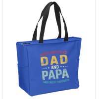 I Have Two Titles Dad And Papa Zip Tote Bag
