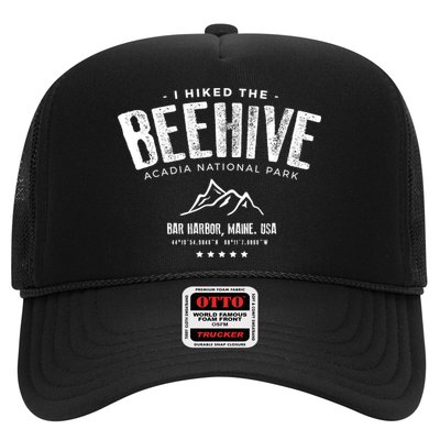I Hiked The Beehive Trail Acadia National Park Gift Trucker Hat