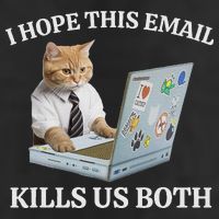 I Hope This Email Kills Us Both Golf Towel