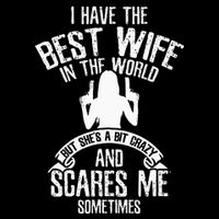 I Have The Best Wife Humor Cooling Performance Crew T-Shirt