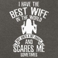 I Have The Best Wife Humor Cotton Canvas Backpack