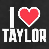 I Heart Taylor Love Design Adult Drive Performance Visor