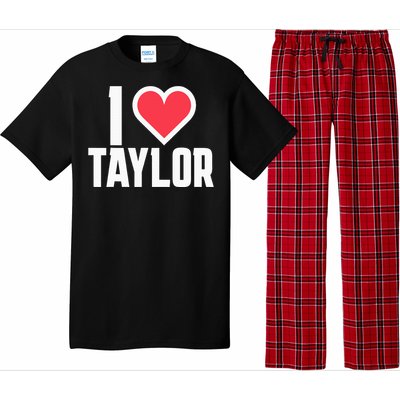 I Heart Taylor Love Design Pajama Set