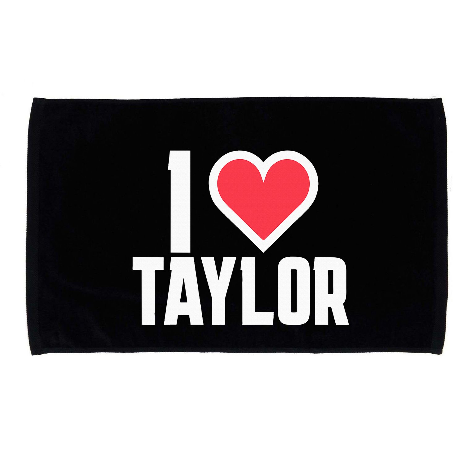I Heart Taylor Love Design Microfiber Hand Towel