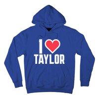 I Heart Taylor Love Design Hoodie