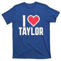 I Heart Taylor Love Design T-Shirt