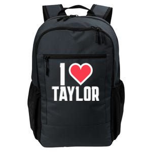 I Heart Taylor Love Design Daily Commute Backpack