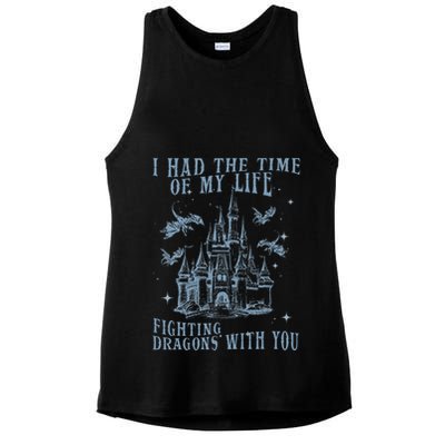 I Had The Time Of My Life Fighting Dragons With You Mythical Ladies PosiCharge Tri-Blend Wicking Tank