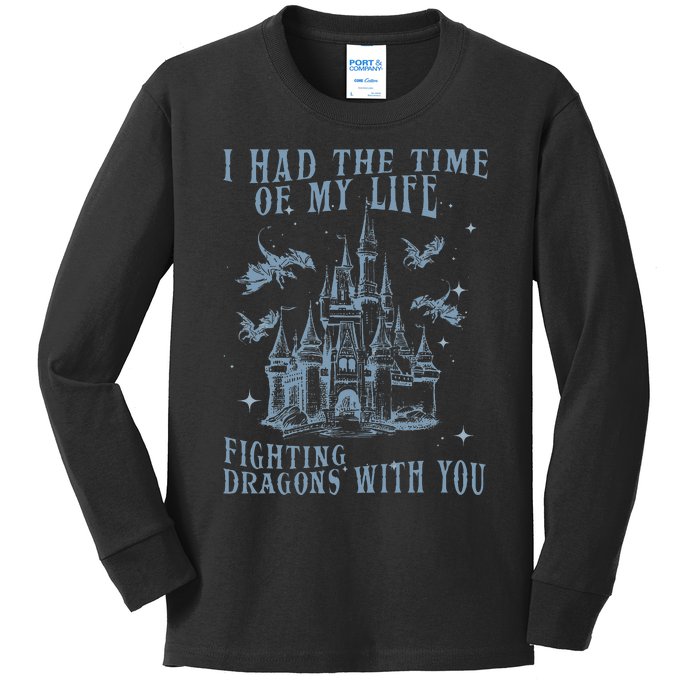 I Had The Time Of My Life Fighting Dragons With You Mythical Kids Long Sleeve Shirt