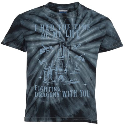 I Had The Time Of My Life Fighting Dragons With You Mythical Kids Tie-Dye T-Shirt