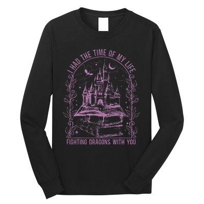 I Had The Time Of My Life Fighting Dragons With You Retro Long Sleeve Shirt