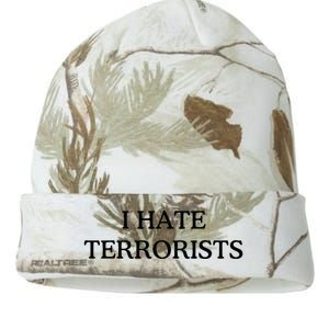 I Hate Terrorists Kati Licensed 12" Camo Beanie