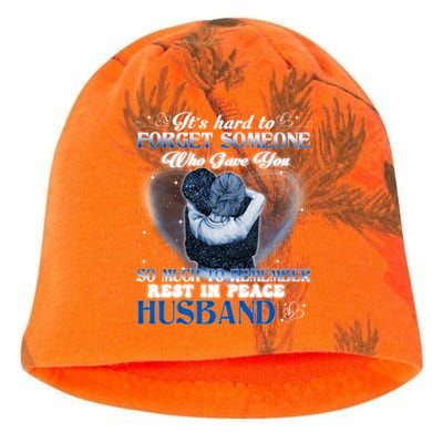 It's Hard To Forget Someone Who Gave Husband So Much Memory Gift Kati - Camo Knit Beanie