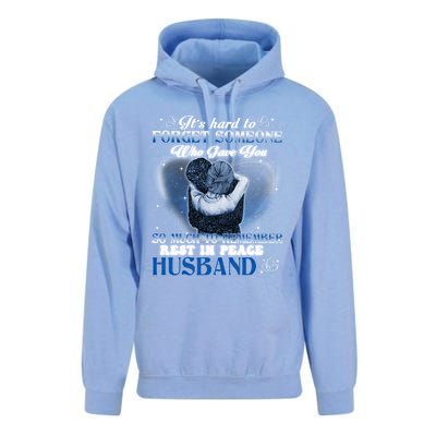 It's Hard To Forget Someone Who Gave Husband So Much Memory Gift Unisex Surf Hoodie