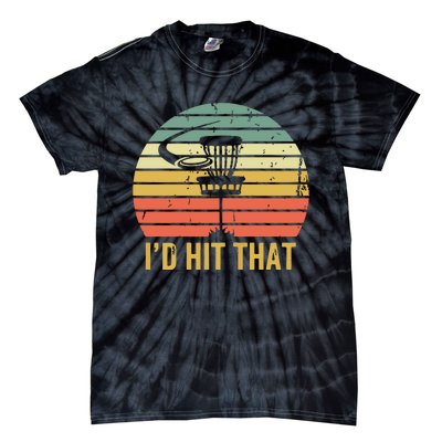 I'd Hit That Funny Disc Golf Vintage Frisbee Disc Sport Tie-Dye T-Shirt