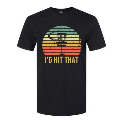 I'd Hit That Funny Disc Golf Vintage Frisbee Disc Sport Softstyle CVC T-Shirt