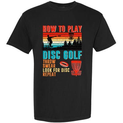 I'd Hit That Funny Disc Golf Vintage Frisbee Disc Sport Garment-Dyed Heavyweight T-Shirt