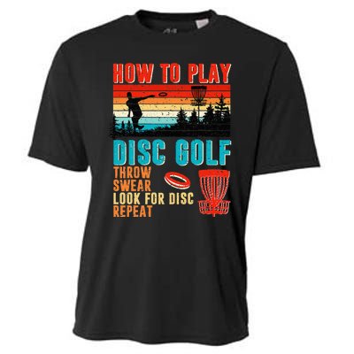 I'd Hit That Funny Disc Golf Vintage Frisbee Disc Sport Cooling Performance Crew T-Shirt