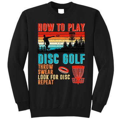 I'd Hit That Funny Disc Golf Vintage Frisbee Disc Sport Sweatshirt