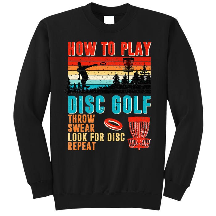 I'd Hit That Funny Disc Golf Vintage Frisbee Disc Sport Sweatshirt