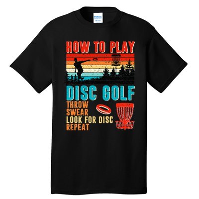 I'd Hit That Funny Disc Golf Vintage Frisbee Disc Sport Tall T-Shirt