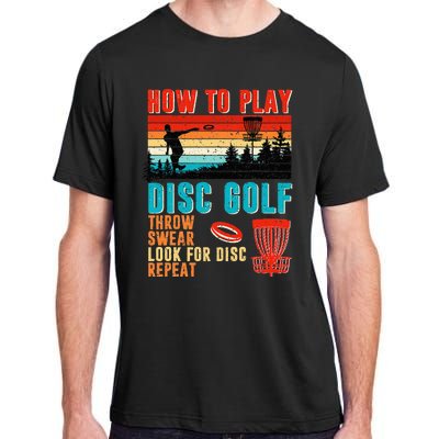 I'd Hit That Funny Disc Golf Vintage Frisbee Disc Sport Adult ChromaSoft Performance T-Shirt