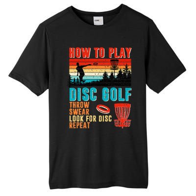 I'd Hit That Funny Disc Golf Vintage Frisbee Disc Sport Tall Fusion ChromaSoft Performance T-Shirt