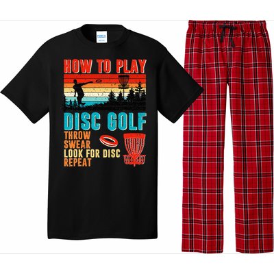 I'd Hit That Funny Disc Golf Vintage Frisbee Disc Sport Pajama Set