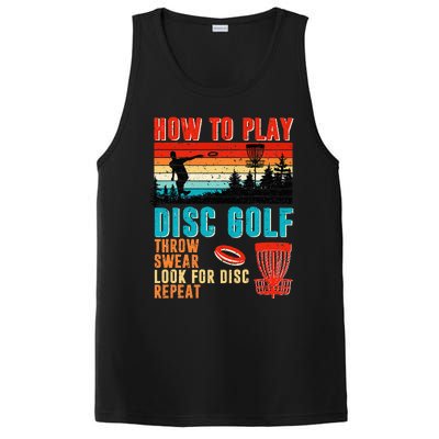 I'd Hit That Funny Disc Golf Vintage Frisbee Disc Sport PosiCharge Competitor Tank