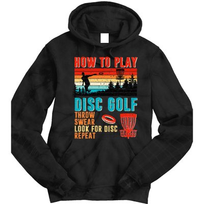 I'd Hit That Funny Disc Golf Vintage Frisbee Disc Sport Tie Dye Hoodie