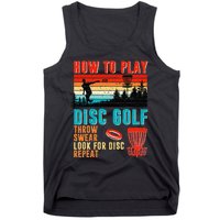 I'd Hit That Funny Disc Golf Vintage Frisbee Disc Sport Tank Top