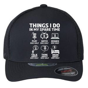 I'm Here To Hit Trees And Curse Disc Golf Frisbee Player Flexfit Unipanel Trucker Cap