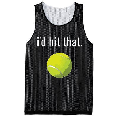 Id Hit That Tennis Shirts Funny Tennis Gift Mesh Reversible Basketball Jersey Tank