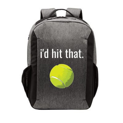 Id Hit That Tennis Shirts Funny Tennis Gift Vector Backpack