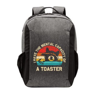 I Have The Mental Capacity Of A Toaster Funny Animal Lover Vector Backpack