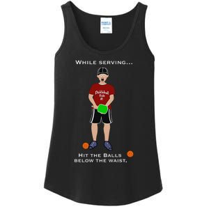 I'd Hit That Pickleball Sports Lover Paddleball Player Ladies Essential Tank