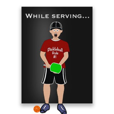 I'd Hit That Pickleball Sports Lover Paddleball Player Poster