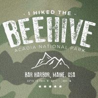 I Hiked The Beehive Trail Acadia National Park Legacy Tie Dye Trucker Hat