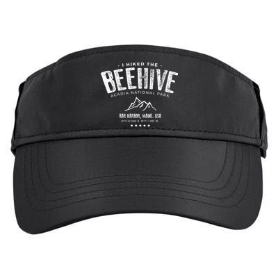 I Hiked The Beehive Trail Acadia National Park Adult Drive Performance Visor